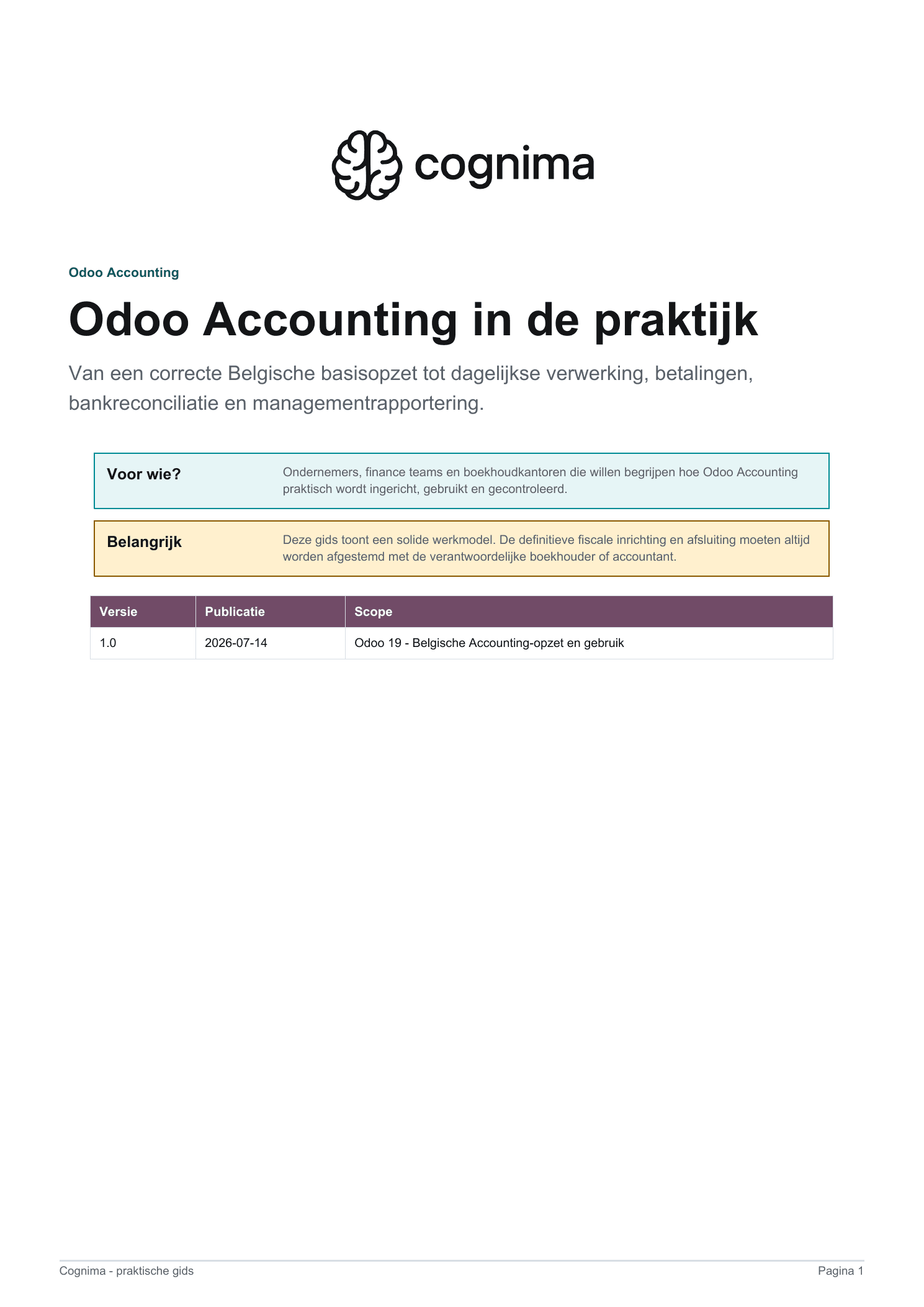 Bien configurer Odoo Accounting et l'utiliser au quotidien.